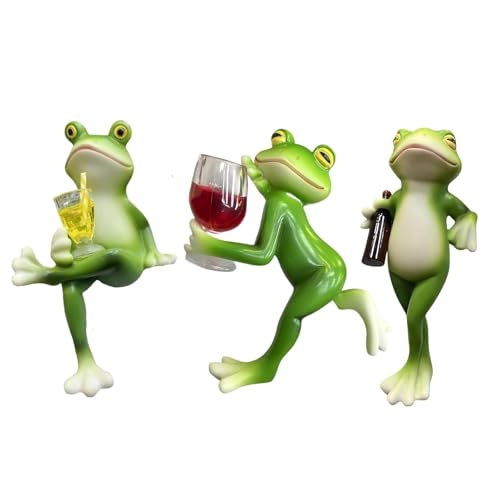 Pffiocix Froschkanten, Halterung, skulpturale Harze, Dekoration für Topfpflanzen, einfache Installation, Gartenkunst, Haustiersicheres Gartenzubehör Pffiocix Froschkanten, Halterung, skulpturale Harze, Dekoration für Topfpflanzen, einfache Installation, Gartenkunst, Haustiersicheres Gartenzubehör von Pffiocix