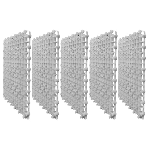 Pffiocix Gitter unten Isolatablett Aquarien Trennschale Fischtanks Eier Kiste Licht Diffusoren Trennwand Filter Zubehör von Pffiocix