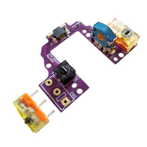 Pffiocix Hot Swap Microswitch PCB Button Board for GPROX Superlight Mouse Motherboards with Mouse Encoder von Pffiocix