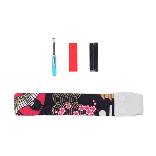 Pffiocix Keyboard-Gurt, selbstklebendes Tastatur-Lanyard-Band mit Muster, dekoratives Band für mechanische von Pffiocix