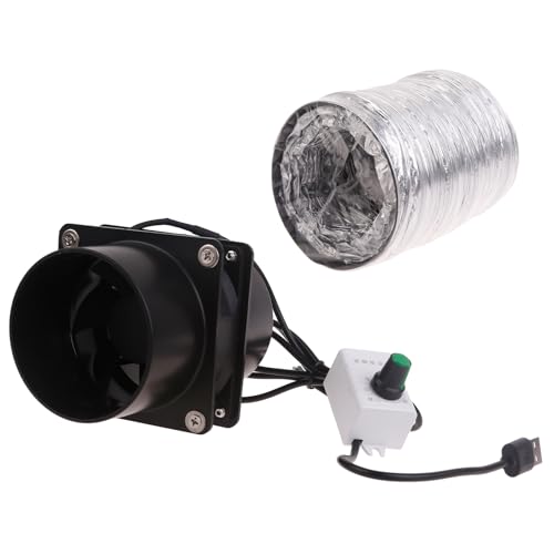 Pffiocix Kompakter und tragbarer Abluftventilator mit Kanalrohr und Lüftungsschlauch für Küche, Badezimmer, USB-betriebener USB-Ventilator Pffiocix Kompakter und tragbarer Abluftventilator mit Kanalrohr und Lüftungsschlauch für Küche, Badezimmer, USB-betriebener USB-Ventilator von Pffiocix