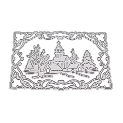 Pffiocix Metall-Stanzschablone, Motiv: Weihnachten, ländlich, für Scrapbooking, Alben, Papier Pffiocix Metall-Stanzschablone, Motiv: Weihnachten, ländlich, für Scrapbooking, Alben, Papier von Pffiocix