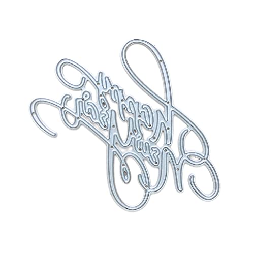 Pffiocix Metall-Stanzschablone "Happy New Year" für Scrapbooking, Albumstempel Pffiocix Metall-Stanzschablone "Happy New Year" für Scrapbooking, Albumstempel von Pffiocix