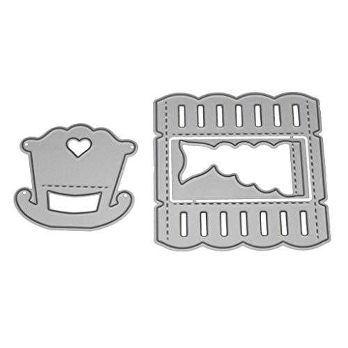 Pffiocix Metall-Stanzschablone für Scrapbooking, Album, Stempel, Papier, Karte Pffiocix Metall-Stanzschablone für Scrapbooking, Album, Stempel, Papier, Karte von Pffiocix