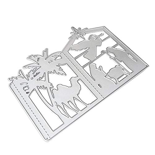 Pffiocix Metall-Stanzschablone für Scrapbooking, Album, Weihnachtsmotiv Pffiocix Metall-Stanzschablone für Scrapbooking, Album, Weihnachtsmotiv von Pffiocix