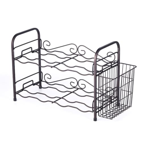 Pffiocix Moderner Weinständer, elegante Arbeitsplatte, multifunktionaler Weinständer, Arbeitsplatte, Präsentationshalter, Weinhalter Pffiocix Moderner Weinständer, elegante Arbeitsplatte, multifunktionaler Weinständer, Arbeitsplatte, Präsentationshalter, Weinhalter von Pffiocix