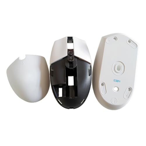 Pffiocix Mouse Shells Top Shell Akku Schutzabdeckungen 3-teiliges Set für G304 Einfache Installation für Gamer und Büro von Pffiocix