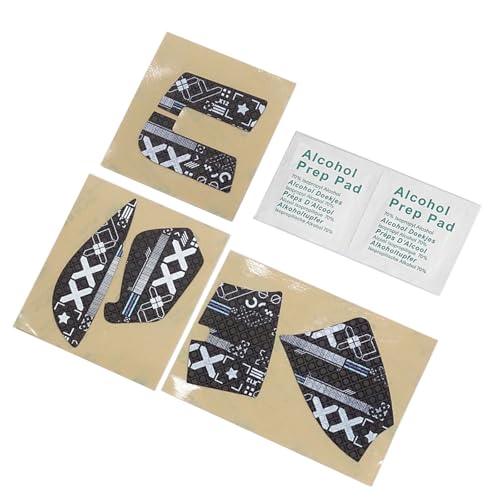 Pffiocix Mouse Skates Umfassendes Schutzhaut Set für MX 3 3S Maus Seitenaufkleber Scratch and Wear von Pffiocix