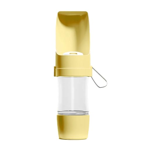 Pffiocix Pet Water Bottle Bowl Food Container Go Out Outdoor Drinking Cup Foldable 2 in 1 Drinking Dispenser Food Pffiocix Pet Water Bottle Bowl Food Container Go Out Outdoor Drinking Cup Foldable 2 in 1 Drinking Dispenser Food von Pffiocix