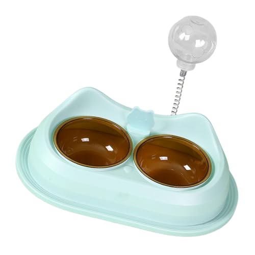 Pffiocix Praktischer Doppelnapf für Haustiere, Trockenfutter, Bewässerungsnapf, Futternapf, Futternapf für Haustiere Pffiocix Praktischer Doppelnapf für Haustiere, Trockenfutter, Bewässerungsnapf, Futternapf, Futternapf für Haustiere von Pffiocix