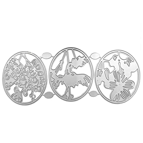 Pffiocix Runde hohle Blumen Stanzschablone Scrapbooking Album Stempel von Pffiocix
