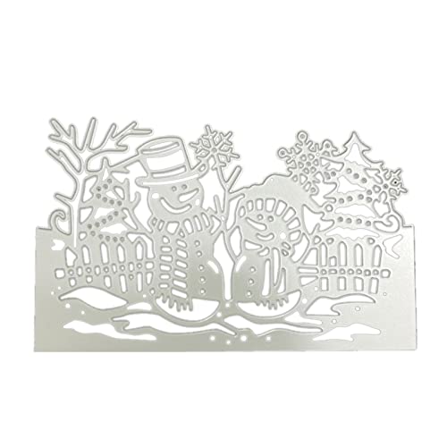 Pffiocix Stanzschablone mit Weihnachtsmotiv und Schneemann, für Grußkarten, Karten, Scrapbooking Pffiocix Stanzschablone mit Weihnachtsmotiv und Schneemann, für Grußkarten, Karten, Scrapbooking von Pffiocix