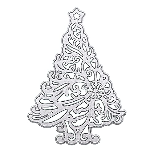 Pffiocix Stern-Weihnachtsbaum-Bordüre, Metall, gestanzt, für Scrapbooking-Vorlagen Pffiocix Stern-Weihnachtsbaum-Bordüre, Metall, gestanzt, für Scrapbooking-Vorlagen von Pffiocix