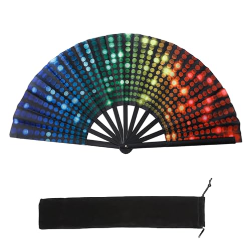 Pffiocix Stilvoller Faltventilator für Partys und Reisen inklusive Tragetasche und Gurt Fashion Fan Pffiocix Stilvoller Faltventilator für Partys und Reisen inklusive Tragetasche und Gurt Fashion Fan von Pffiocix