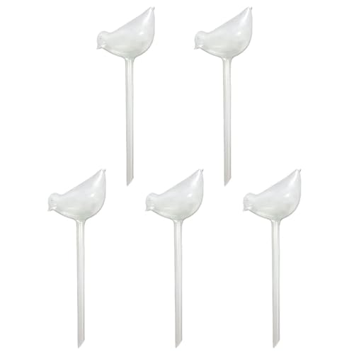 Pffiocix Transparente Vogelbewässerungsgerät Pflanze Automatische Kugel Indoor Outdoor Automatische Pflanzenbewässerung Vogel von Pffiocix