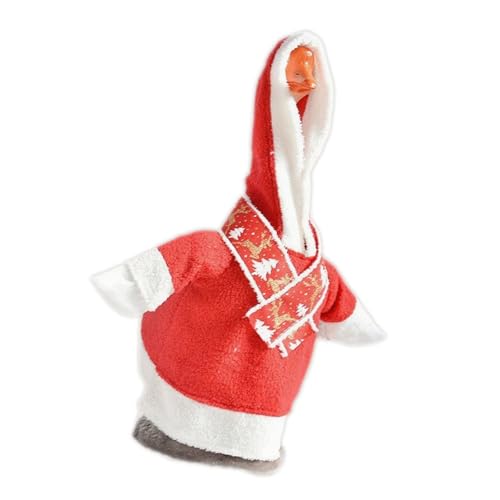 Pffiocix Weihnachtliches Gänse-Kostüm aus Baumwolle, festliche Veranda-Dekoration, Kleidung für drinnen und draußen, Urlaub, Veranda, Dekoration, Gänse-Kostüm von Pffiocix