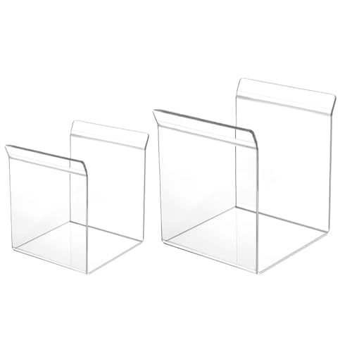 Pffiocix Ziplocks Beutelhalter Baggy Rack Acryl Halter für Lebensmittel Prep Bag Food Storage Bag Stand Füllschloss Gefrierbeutel Rack von Pffiocix