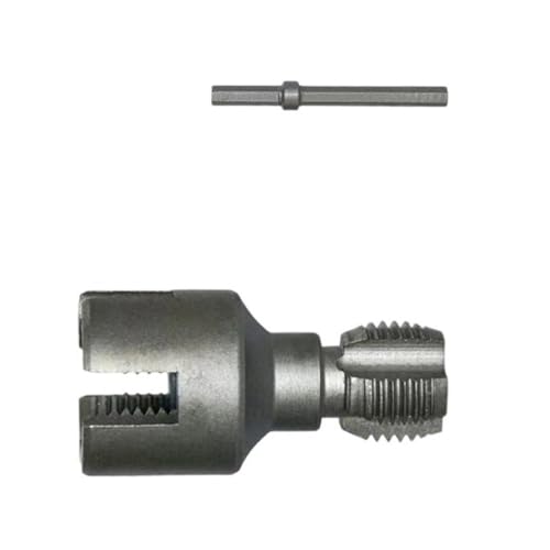 Profi Rohreinfädler Werkzeug für elektrische Bohrmaschinen 1/2 Zoll 3/4 Zoll Innen/Außen PVC Gewindeschneider Ergonomischer Griff Rohrschneider von Pffiocix