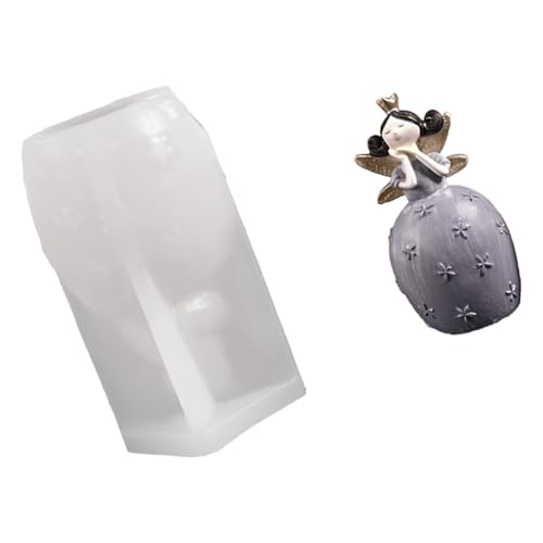 Silikonformen für Engelsstatue, Mehrzweck-Silikone für Epoxidharz, handgefertigte Seife, Heimdekoration, lebensmittelechtes Silikon, Engelsform von Pffiocix