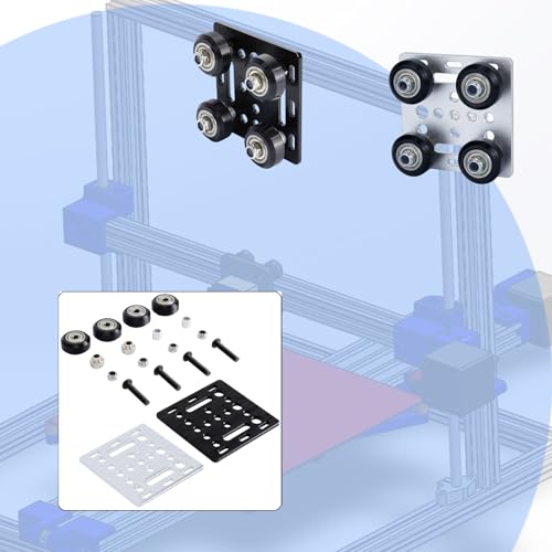 V-Nut-Lagersysteme, V-Portalplatte, geräuscharmer Betrieb für Anwendungen mit hoher Belastung in Druckerkomponenten, Aluminiumprofilrad von Pffiocix