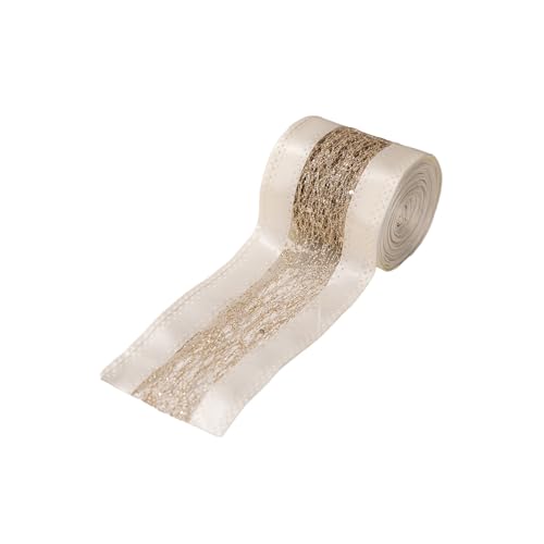 Vielseitiges Eisenverstärktes Juteband mit gebogener Form für Innenbereich, Urlaubsdekoration, Arrangements, Juteband mit Draht von Pffiocix