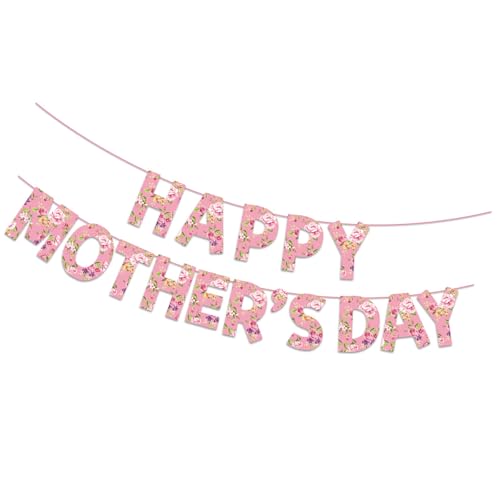 Wimpelkette zum Muttertag, Party-Dekoration für Frauen, Happy Mother's Day Celebration Supplies Wimpelkette zum Muttertag, Party-Dekoration für Frauen, Happy Mother's Day Celebration Supplies von Pffiocix