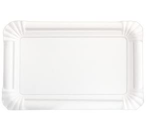 250 Pappteller eckig 13x20 cm 250 Pappteller eckig 13x20 cm von Imbiss