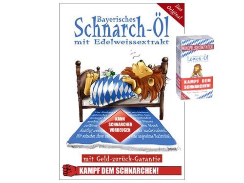 Pfiffig-Wohnen Bayerisches Schnarch-Öl/Löwen-Öl - DER Schnarchstopper Pfiffig-Wohnen Bayerisches Schnarch-Öl/Löwen-Öl - DER Schnarchstopper von Pfiffig-Wohnen