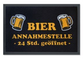 Pfiffig-Wohnen Die witzige Fußmatte - 24 Stunden Bier Annahmestelle Pfiffig-Wohnen Die witzige Fußmatte - 24 Stunden Bier Annahmestelle von Pfiffig-Wohnen