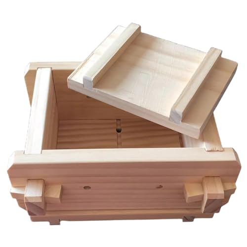 Tofu Press natürlicher hölzerne abtrennbare DIY-Tofu-Formen Mehrzweck-Handwerkzeug für Küchenzubehör Press von Pfjsseey