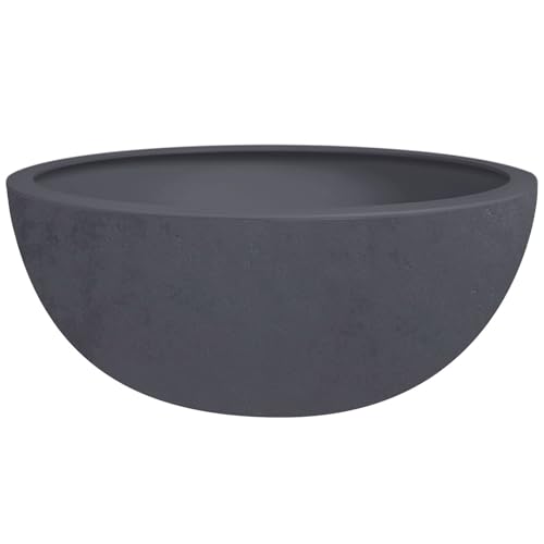 Eda Pflanzschale 'Basalt Up', anthrazitgrau, Ø 40 x H 16,5 cm Eda Pflanzschale 'Basalt Up', anthrazitgrau, Ø 40 x H 16,5 cm von Pflanzen Kölle