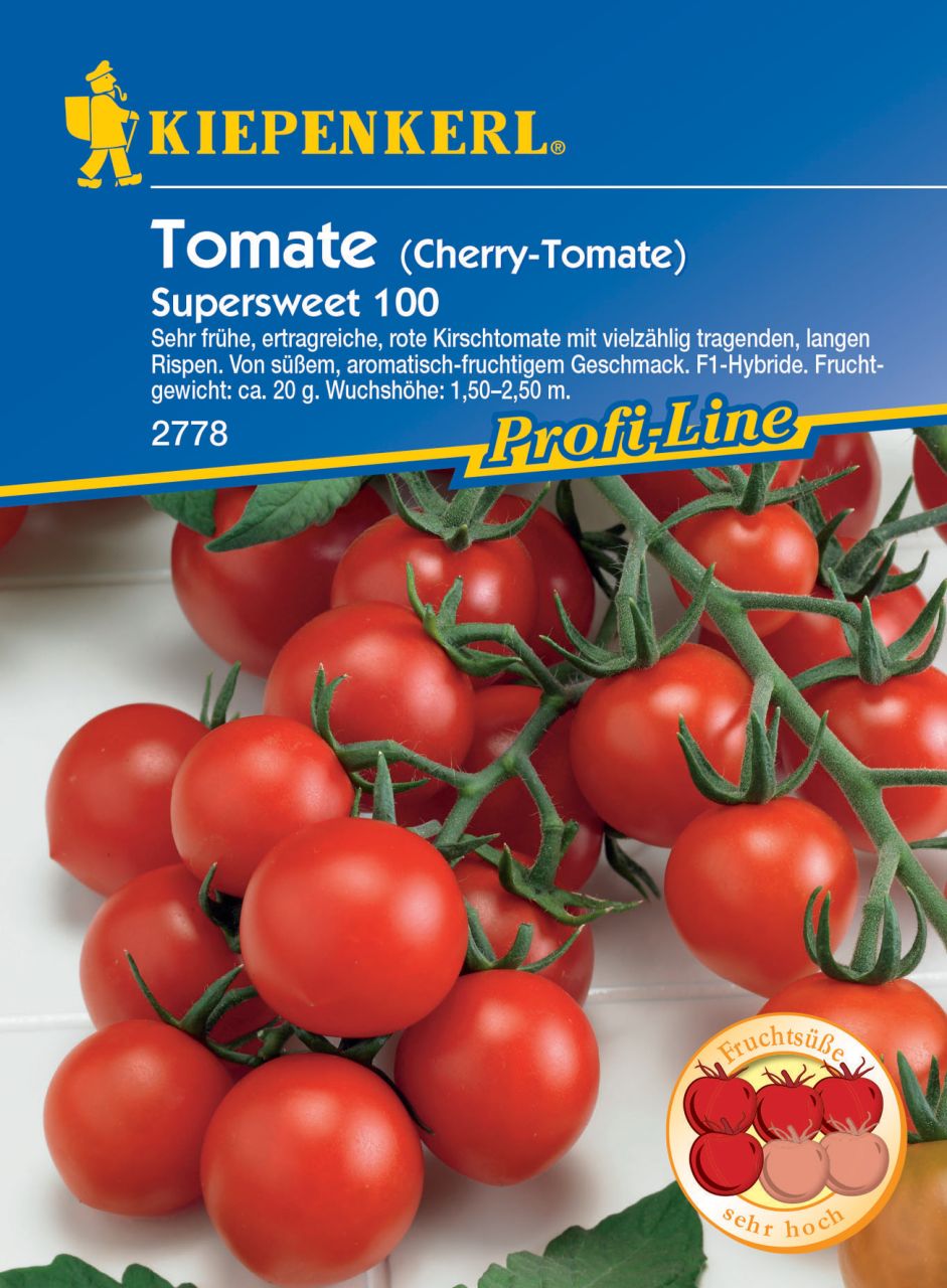 Kiepenkerl Cherry-Tomate Supersweet 100 F1 von Pflanzen