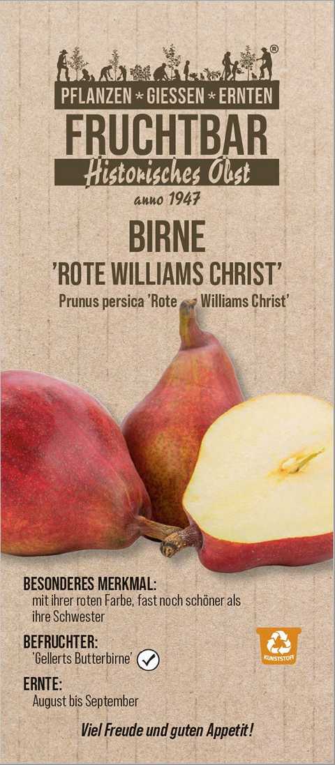 Stadt Ernte Bio Obstbaum Birne rote Williams Christ H 150 cm 29 cm Topf Stadt Ernte Bio Obstbaum Birne rote Williams Christ H 150 cm 29 cm Topf von Pflanzen