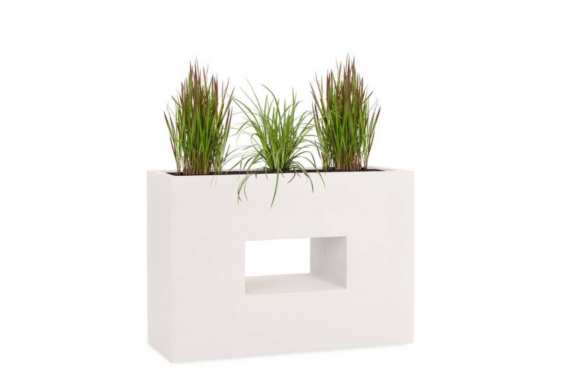 Pflanzwerk® Hochbeet Pflanzkübel VISTA Premium Blumenkübel aus Fiberglas mit Lotus-Effekt, Fiberglas - Handgefertigt - Rechteckig - Frostbeständig von Pflanzwerk®
