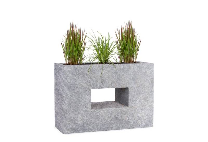 Pflanzwerk® Hochbeet Pflanzkübel VISTA Premium Blumenkübel aus Fiberglas mit Lotus-Effekt, Fiberglas - Handgefertigt - Rechteckig - Frostbeständig von Pflanzwerk®