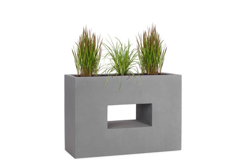 Pflanzwerk® Hochbeet Pflanzkübel VISTA Premium Blumenkübel aus Fiberglas mit Lotus-Effekt, Fiberglas - Handgefertigt - Rechteckig - Frostbeständig von Pflanzwerk®