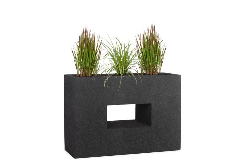 Pflanzwerk® Hochbeet Pflanzkübel VISTA Premium Blumenkübel aus Fiberglas mit Lotus-Effekt, Fiberglas - Handgefertigt - Rechteckig - Frostbeständig von Pflanzwerk®