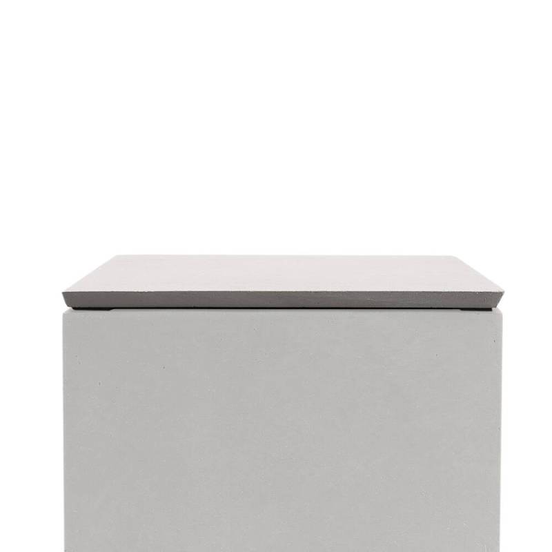 Pflanzkübel Deckel in Grau - 40x40 cm von Pflanzwerk