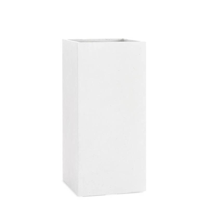 Pflanzkübel TOWER in Weiß - 60cm x 28cm x 28cm von Pflanzwerk