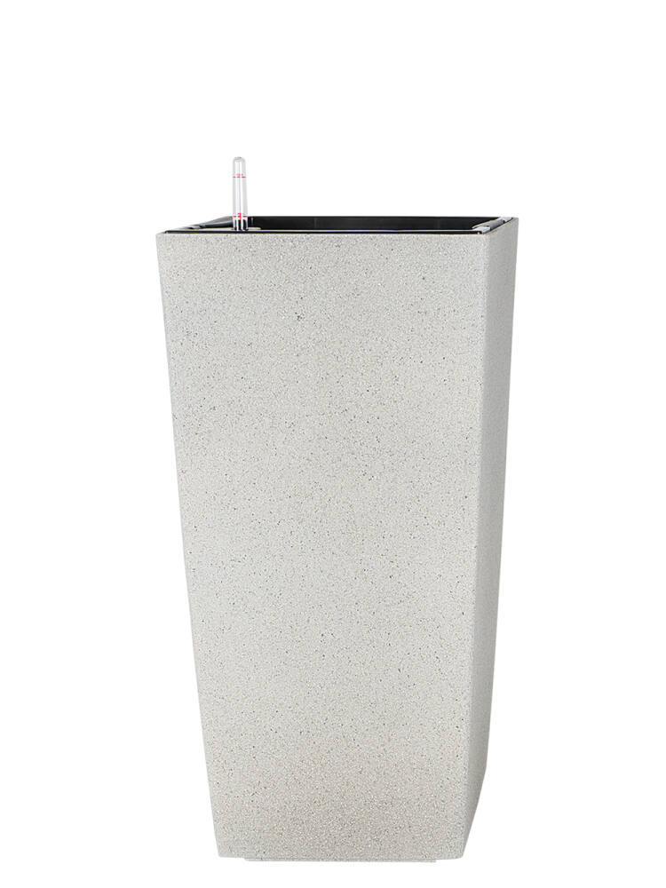 Pflanzkübel SQUARE - Stone Grau - 55cm x 30cm x 30cm von Pflanzwerk