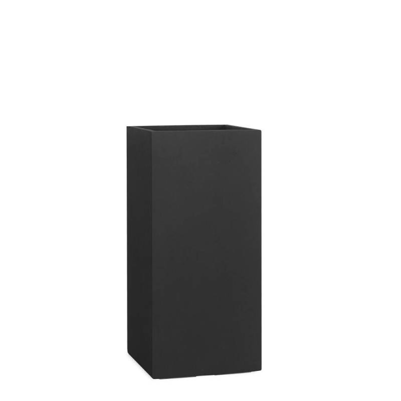 Pflanzkübel TOWER in Anthrazit - 50cm x 23cm x 23cm von Pflanzwerk
