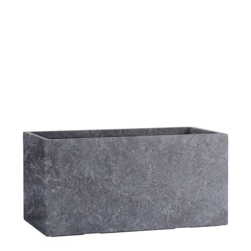 Pflanzkübel TUB in Lava Anthrazit - 40cm x 80cm x 40cm von Pflanzwerk