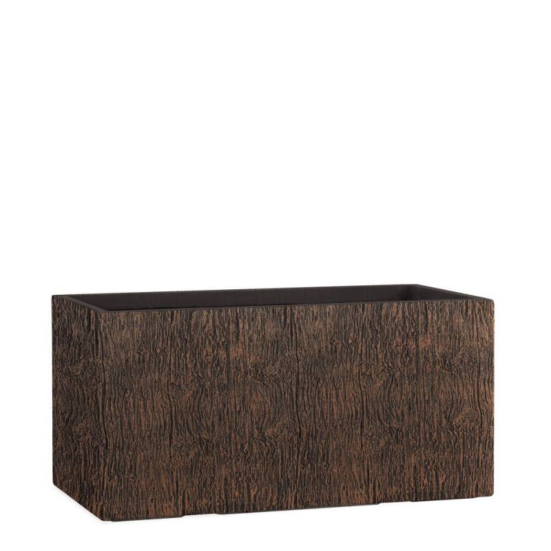 Pflanzkübel TUB in Wood Braun - 40cm x 80cm x 40cm von Pflanzwerk