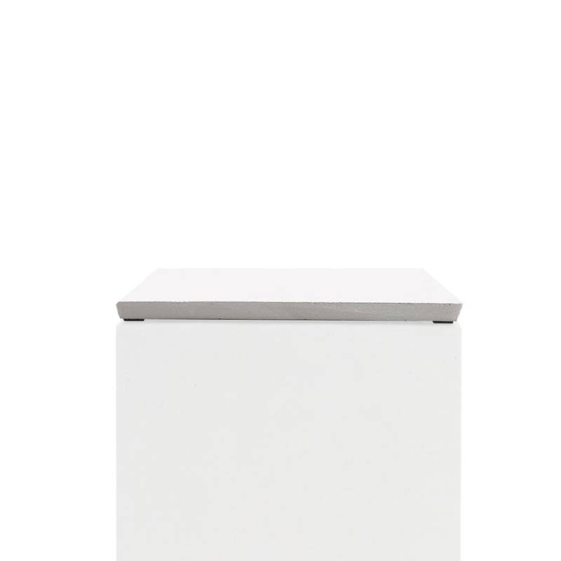 Pflanzkübel Deckel in Weiß - 28x28 cm von Pflanzwerk