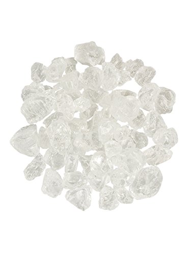 Pflanzwerk® Pflanzkübel Dekosteine Zierkies LERANO GLASSTEINE Natur 5KG *Frostbeständig* *UV-Schutz* *Qualitätsware* von Pflanzwerk