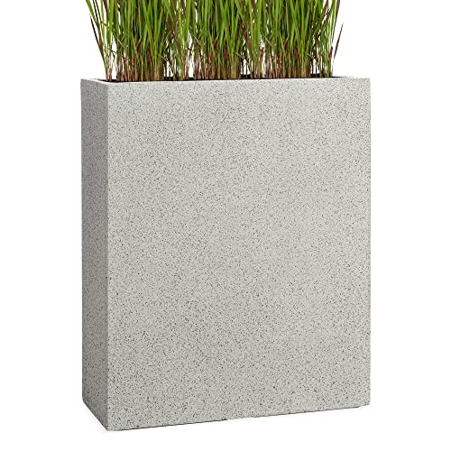 Pflanzwerk® Pflanzkübel Divider Granit Grau 92x80x30cm *Frostbeständiger Blumenkübel* *UV-Schutz* *Qualitätsware* von Pflanzwerk