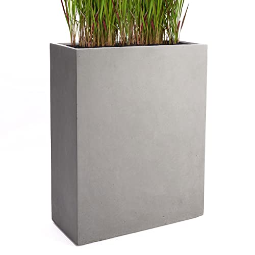 Pflanzwerk® Pflanzkübel Divider Grau 72x60x25cm *Frostbeständiger Blumenkübel* *UV-Schutz* *Qualitätsware* von Pflanzwerk