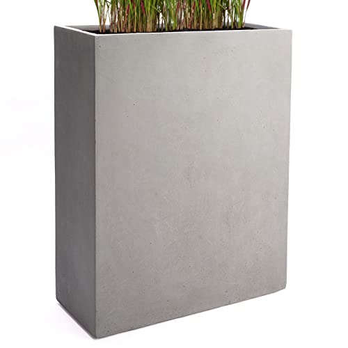 Pflanzwerk® Pflanzkübel Divider Grau 92x80x30cm *Frostbeständiger Blumenkübel* *UV-Schutz* *Qualitätsware* von Pflanzwerk