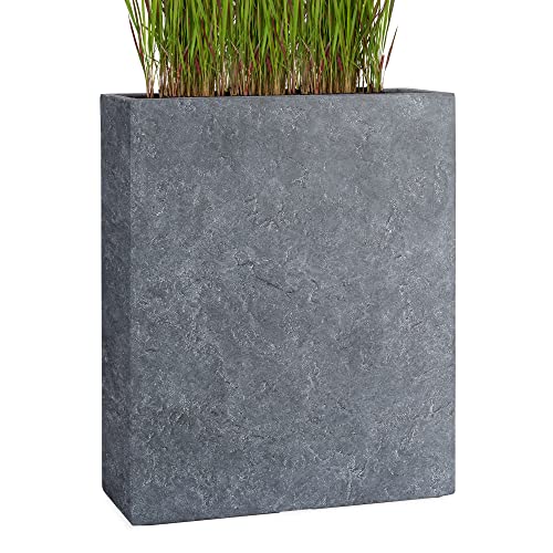 Pflanzwerk® Pflanzkübel Divider Lava Anthrazit 72x60x25cm Blumentopf *Frostbeständig* *UV-Schutz* *Qualitätsware* von Pflanzwerk