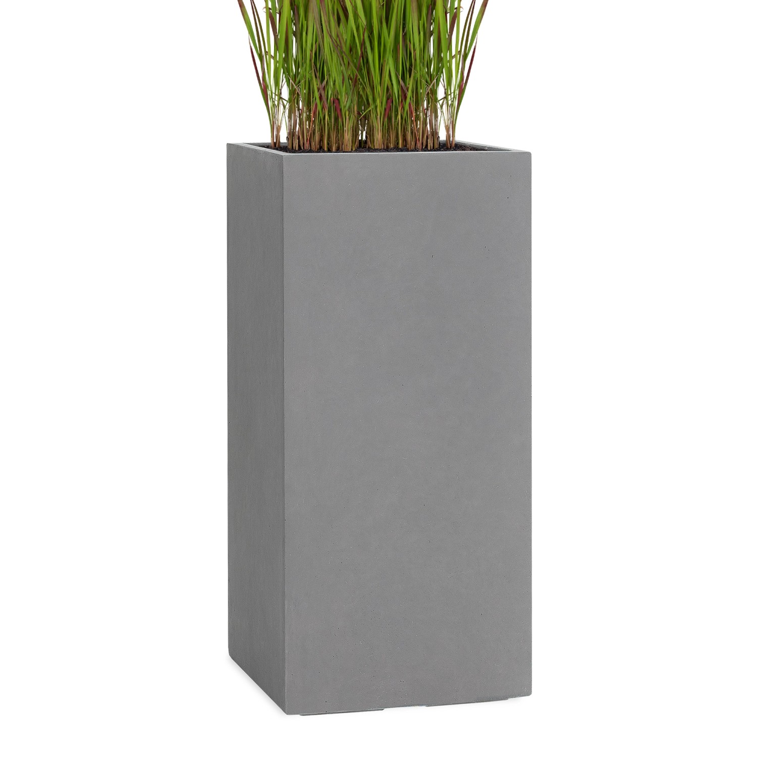 Pflanzwerk® Pflanzkübel Tower 60 cm x 28 cm x 28 cm Grau von Pflanzwerk